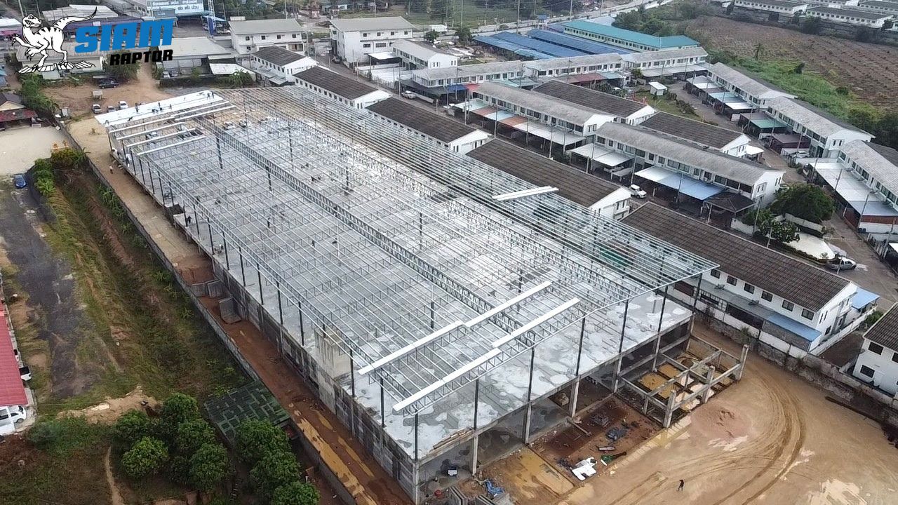 รับทำโครงสร้างเหล็ก โครงหลังคา